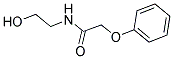 N-(2-HYDROXYETHYL)-2-PHENOXYACETAMIDE 结构式