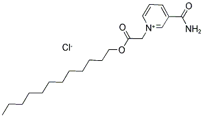 3-CARBAMOYL-1-DODECYLOXYCARBONYLMETHYL-PYRIDINIUM CHLORIDE 结构式