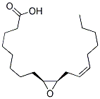 (+/-)-CIS-9,10-EPOXY-12(Z)-OCTADECENOIC ACID 结构式