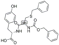 N-CARBOBENZOXY-S-BENZYL-CYSTEINYL-L-TYROSINE 结构式