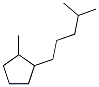 1-METHYL-2(4-METHYLPENTYL)CYCLOPENTANE 结构式
