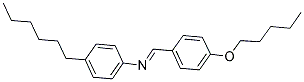 P-PENTYLOXYBENZYLIDENE P-HEXYLANILINE 结构式