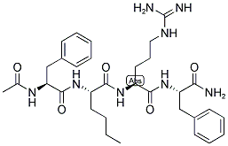 AC-PHE-NLE-ARG-PHE-NH2 结构式