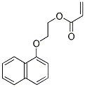 2-(1-NAPHTHYLOXY)-ETHYL ACRYLATE 结构式