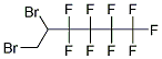 1,2-DIBROMO-3,3,4,4,5,5,6,6,6-NONAFLUOROHEXANE 结构式