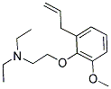 3-ALLYL-2(B-DIETHYLAMINOETHOXY)ANISOLE 结构式