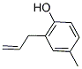 2-Allyl-4-methylphenol 结构式