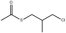 THIOACETIC ACID S-(3-CHLORO-2-METHYL-PROPYL) ESTER 结构式