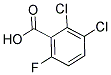 2,3-二氯-6-氟苯甲酸 结构式