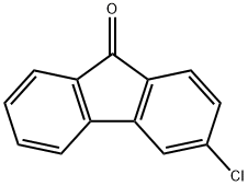 3-氯-9H-芴-9-酮 结构式