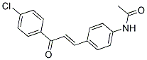 N-(4-[(E)-3-(4-CHLOROPHENYL)-3-OXO-1-PROPENYL]PHENYL)ACETAMIDE 结构式
