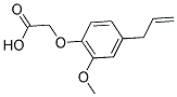 (4-Allyl-2-methoxyphenoxy)acetic acid 结构式