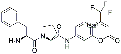PHE-PRO-7-AMINO-4-TRIFLUOROMETHYLCOUMARIN 结构式