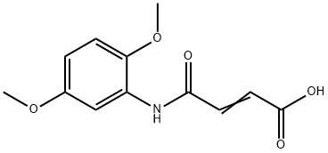 3-(2,5-DIMETHOXY-PHENYLCARBAMOYL)-ACRYLIC ACID 结构式