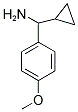 1-CYCLOPROPYL-1-(4-METHOXYPHENYL)METHANAMINE 结构式