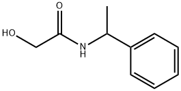 2-Hydroxy-N-(1-phenylethyl)acetamide 结构式
