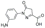 1-(3'-AMINOPHENYL)-3-CARBOXY-5-PYRAZOLONE 结构式