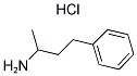 1-METHYL-3-PHENYLPROPYLAMINE HYDROCHLORIDE 结构式