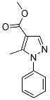 METHYL 5-METHYL-1-PHENYLPYRAZOLE-4-CARBOXYLATE 结构式