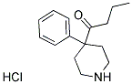 1-(4-PHENYL-PIPERIDIN-4-YL)-BUTAN-1-ONE HYDROCHLORIDE 结构式