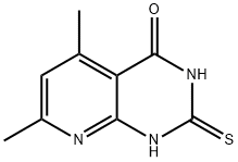5,7-二甲基-2-硫烷基吡啶并[2,3-D]嘧啶-4-醇 结构式