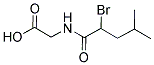 N-(DL-BROMO-4-METHYLVALERYL)GLYCINE 结构式