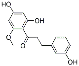 2',4',3-TRIHYDROXY-6'-METHOXYDIHYDROCHALCONE 结构式