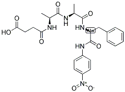 SUC-ALA-ALA-PHE-PNA 结构式