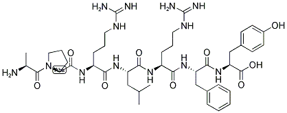 ALA-PRO-ARG-LEU-ARG-PHE-TYR 结构式