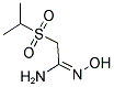 (Isopropylsulfonyl)acetamide oxime 结构式