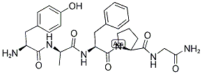 TYR-DALA-PHE-PRO-GLY-NH2 结构式