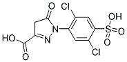 1-(2,5-DICHLORO-4-SULFO-PHENYL)-5-OXO-4,5-DIHYDRO-1H-PYRAZOLE-3-CARBOXYLIC ACID 结构式