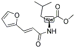 3-(2-FURYL)ACRYLOYL-L-LEUCINE METHYL ESTER 结构式