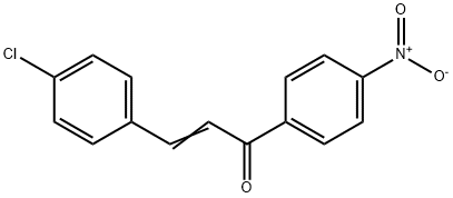 3-(4-氯苯基)-1-(4-硝基苯基)-2-丙烯-1-酮 结构式