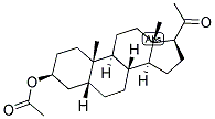 5-BETA-PREGNAN-3-BETA-OL-20-ONE ACETATE 结构式