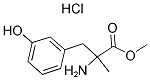 DL-A-METHYL-M-TYROSINE METHYL ESTER HYDROCHLORIDE 结构式