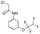 2-CHLORO-N-(3-(1,1,2,2-TETRAFLUOROETHOXY)PHENYL)ETHANAMIDE 结构式