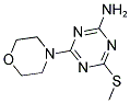 2-AMINO-4-METHYLTHIO-6-(1-MORPHOLINO)-S-TRIAZINE 结构式