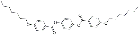 P-PHENYLENE BIS(P-HEPTYLOXYBENZOATE) 结构式