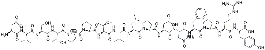 ASP-VAL-SER-THR-PRO-PRO-THR-VAL-LEU-PRO-ASP-ASN-PHE-PRO-ARG-TYR 结构式