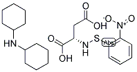 O-NPS-L-ASPARATIC ACID DICYCLOHEXYLAMINE SALT 结构式