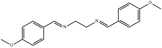 N-[(4-METHOXYPHENYL)METHYLENE]-N-(2-([(4-METHOXYPHENYL)METHYLENE]AMINO)ETHYL)AMINE 结构式