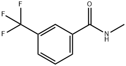 N-甲基-3-三氟甲基苯甲酰胺 结构式