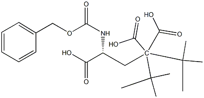 Z-D-GLA(OTBU)2-OH 结构式