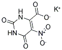 1,2,3,6-TETRAHYDRO-2,6-DIOXO-5-NITRO-4-PYRIMIDINECARBOXYLIC ACID POTASSIUM SALT 结构式
