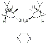 N,N-BIS(MONOISOPINOCAMPHEYLBORANE)-N,N,N,N-TETRAMETHYLETHYLENEDIAMINE 结构式