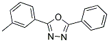 2-(3-METHYLPHENYL)-5-PHENYL-1,3,4-OXADIAZOLE 结构式