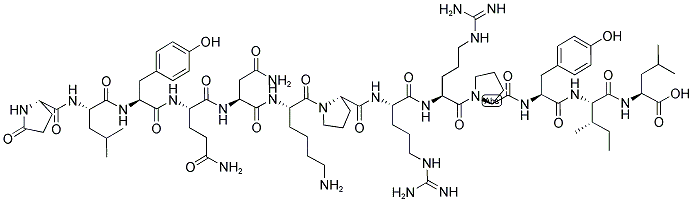 (GLN4)-NEUROTENSIN 结构式