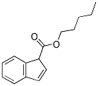 INDENE-1-CARBOXYLIC ACID N-AMYL ESTER 结构式