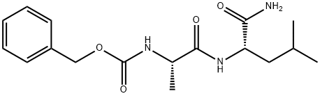 Z-ALA-LEU-NH2 结构式